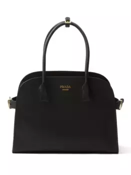 Сумка-тоут среднего размера Prada, черный