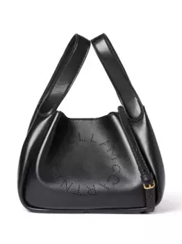 Сумка-тоут Stella Logo из искусственной кожи STELLA MCCARTNEY, черный