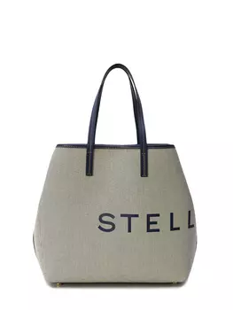 Сумка-тоут Stella Mccartney Logo, серый
