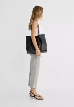 Сумка-тоут Stradivarius, черный