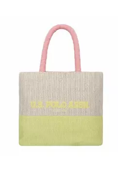 Сумка-тоут STRAW 38 CM U.S. Polo Assn., желтый