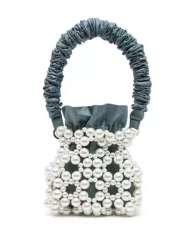 Сумка-тоут Sui с искусственным жемчугом 0711, синий