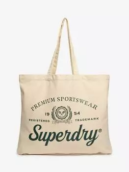 Сумка-тоут Superdry, цвет Brown/Green