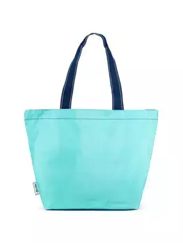 Сумка-тоут Surfside в полоску внутри Ame & Lulu, бирюзовый