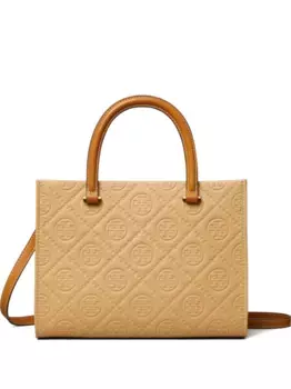 Сумка-тоут T Monogram Tory Burch, коричневый