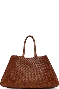 Сумка-тоут Tan Santa Croce Small Dragon Diffusion