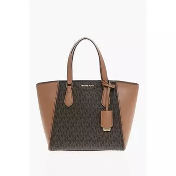 Сумка-тоут TARYN из эко-кожи с монограммой Michael Kors, Brown
