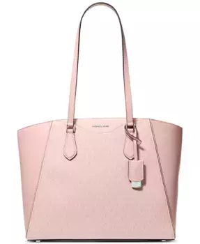 Сумка-тоут Taryn Logo Large Top Zip Michael Kors, розовый