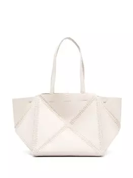 Сумка-тоут The Origami Nanushka, нейтральный цвет