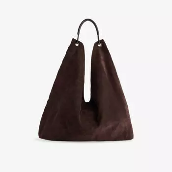 Сумка-тоут The Row Bindle Three, коричневый