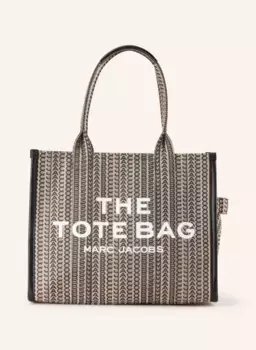 Сумка-тоут the tlarge raveler из жаккарда Marc Jacobs, серый