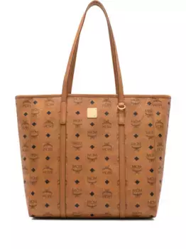 Сумка-тоут Toni среднего размера MCM, коричневый