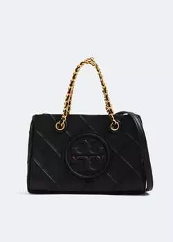 Сумка-тоут Tory Burch Fleming Soft Chain Mini, черный