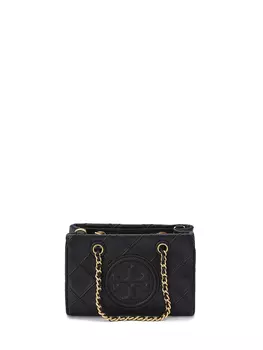 Сумка-тоут Tory Burch Fleming Soft Mini Chain, черный
