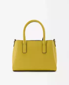 Сумка-тоут, трансформируемая в сумку через плечо, с несколькими отделениями и однотонной застежкой-молнией Parfois, желтый