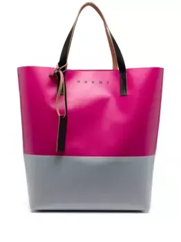 Сумка-тоут Tribeca в стиле колор-блок Marni, розовый
