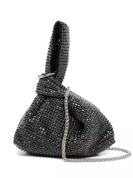 Сумка-тоут, украшенная кристаллами LIU JO, черный