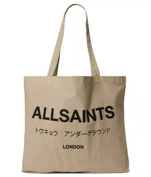 Сумка-тоут Unisex AllSaints Undrground Acid Tote, цвет Toffee Brown