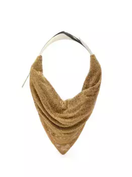 Сумка-тоут Ursolina со стразами Benedetta Bruzziches, золотой