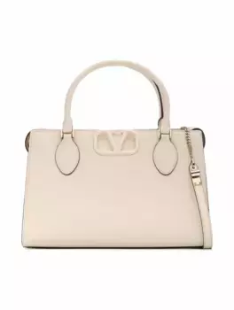 Сумка-тоут V-logo Valentino Garavani, бежевый