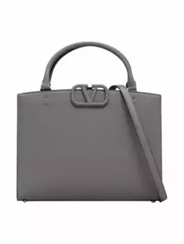 Сумка-тоут V-Logo Valentino Garavani, серый