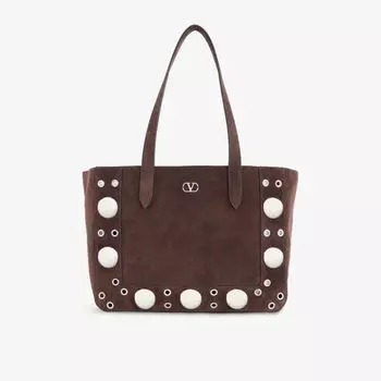 Сумка-тоут Valentino Garavani Nellcote, коричневый
