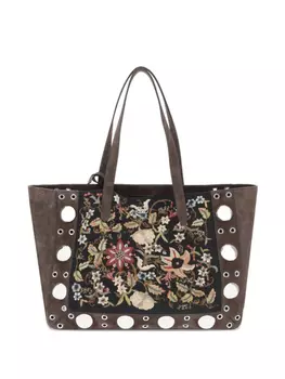 Сумка-тоут Valentino Garavani Nellcte, коричневый