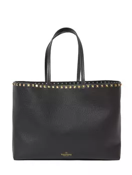 Сумка-тоут Valentino Garavani Rockstud, черный