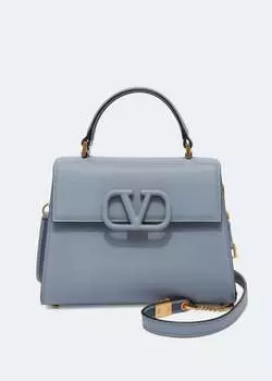 Сумка-тоут VALENTINO GARAVANI Vsling leather tote bag, синий