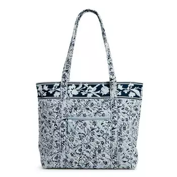 Сумка-тоут Vera Bradley Cotton Women's, серо-голубой
