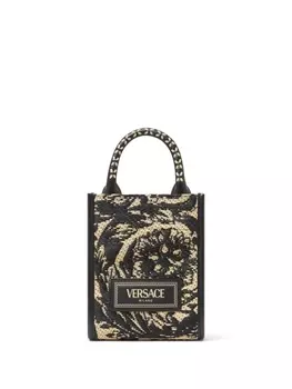 Сумка-тоут Versace Barocco Athena, черный
