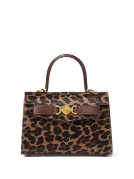 Сумка-тоут Versace с декором Medusa, коричневый