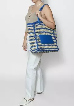 Сумка-тоут Viola Castellani, синий