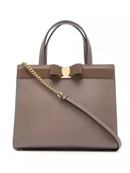 Сумка-тоут Viva Bow Ferragamo, коричневый