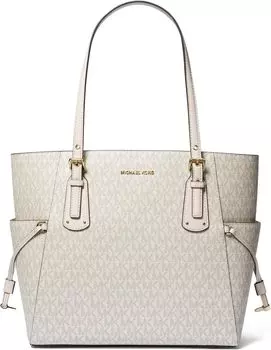 Сумка-тоут "Вояджер Восток/Запад" MICHAEL Michael Kors, цвет Vanilla/Cream