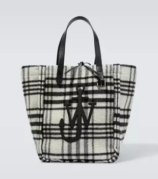 Сумка-тоут в клетку JW Anderson, разноцветный