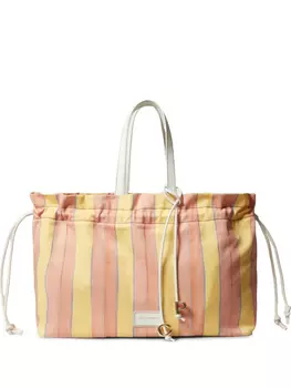Сумка-тоут в полоску Claudie Pierlot, оранжевый