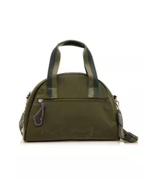 Сумка-тоут в спортивном стиле на молнии Mustang, зеленый