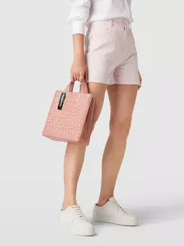 Сумка-тоут в стиле рептилии, модель Paper Bag LIEBESKIND BERLIN, розовый