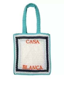 Сумка-тоут в технике кроше CASABLANCA KIDS, белый