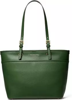 Сумка-тоут Winston среднего размера с карманом на молнии и верхом MICHAEL Michael Kors, цвет Amazon Green