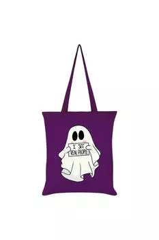 Сумка-тоут «Я вижу реальных людей-призраков» Grindstore, розовый