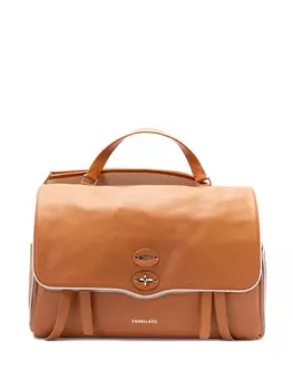 Сумка-тоут Zanellato Postina Racquet Club, коричневый