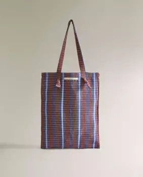 Сумка-тоут Zara Home Cotton X Tensira, бордовый