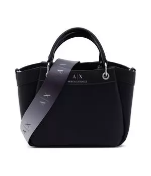Сумка тоут женская Armani Exchange с ремнем через плечо, черный