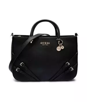 Сумка-тоут женская Guess с пряжками, черный