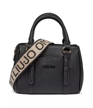 Сумка-тоут женская Liu Jo с логотипом, черный