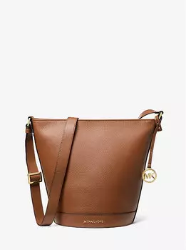 Сумка Townsend среднего размера из шагреневой кожи Michael Kors, коричневый