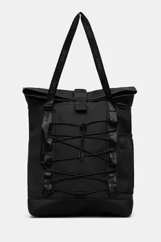 Сумка Trail Rolltop Tote W1 Rains, черный