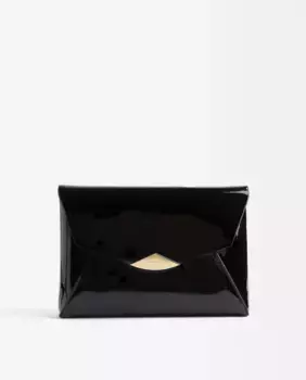 Сумка-трансформер для вечеринок в сумку-конверт с магнитной застежкой, однотонная Parfois, черный